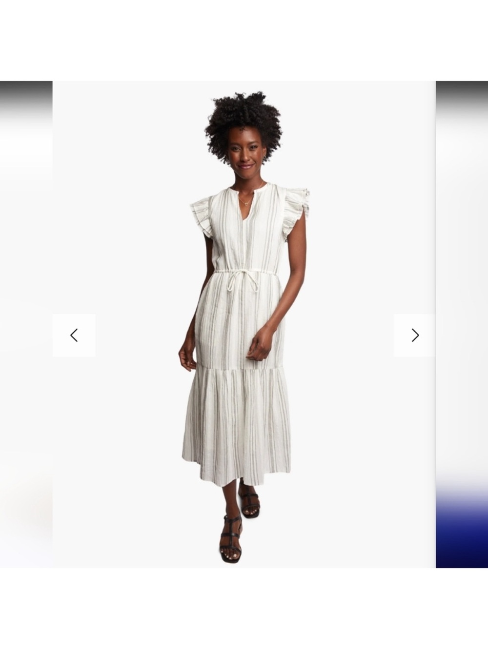 ABLE Caralyn Dress 100% Cotton Size Medium‎